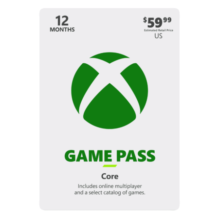 Xbox Game Pass Core 12 Months [Physical]